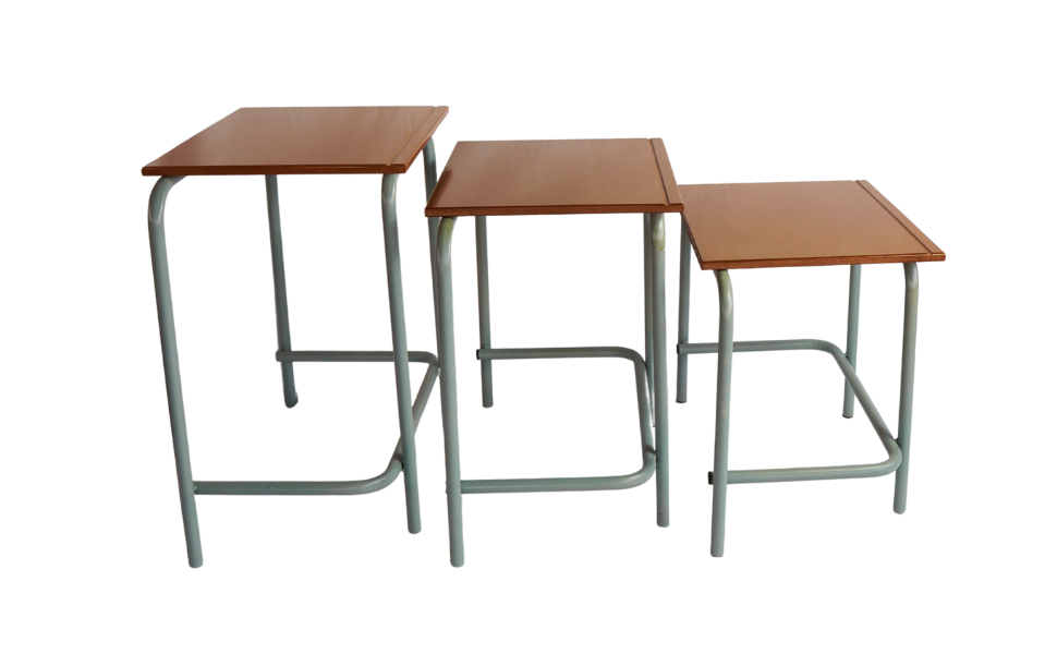 Collaborative Learning Space - Modern classroom arrangement with flexible furniture solutions